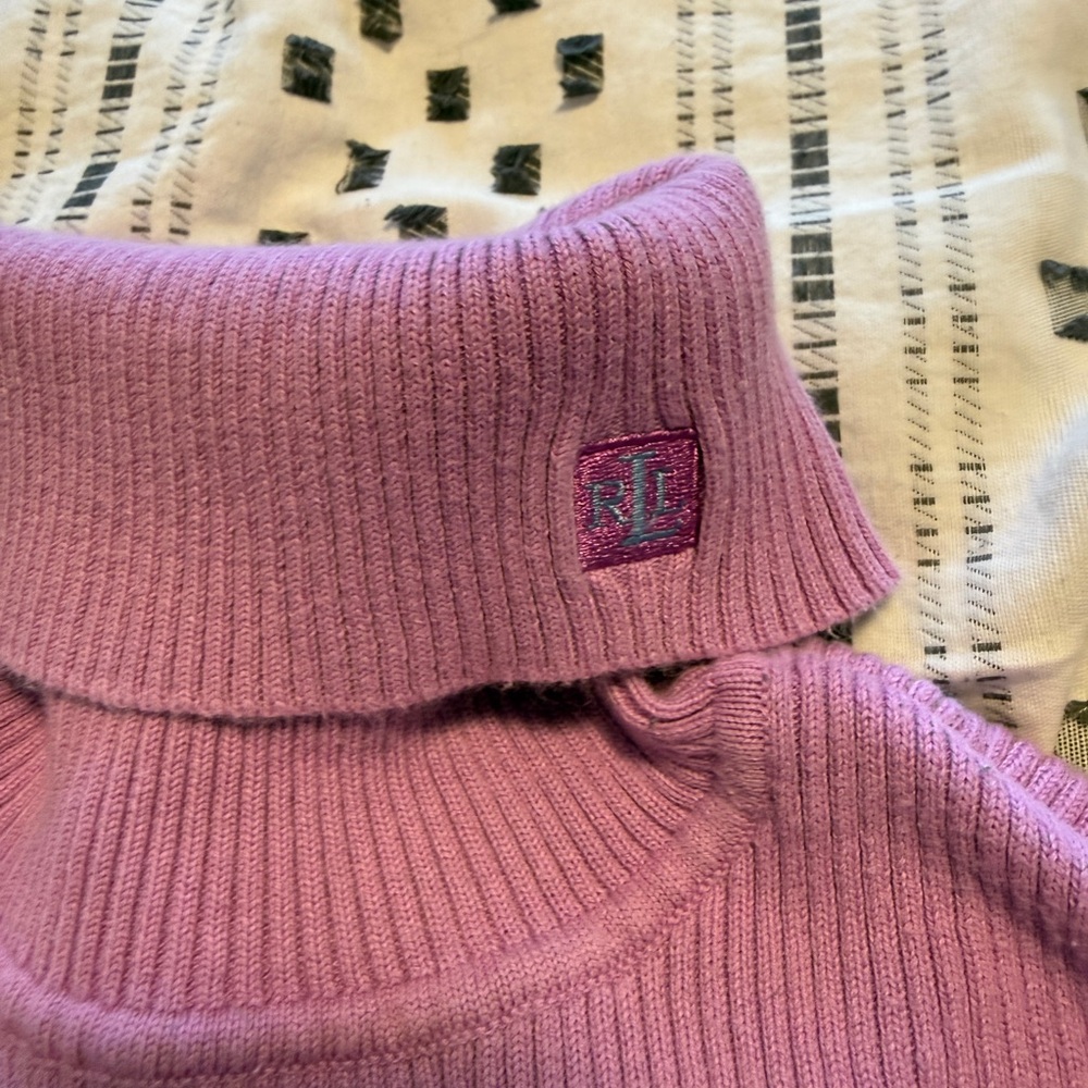 Ralph Lauren Lilac Cowl Neck Sweater